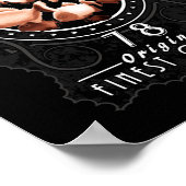 Piranhas 1978 Illustration Poster (Ecke)