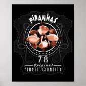 Piranhas 1978 Illustration Poster (Vorne)