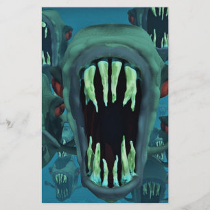 Piranhas Fish Custom Personalize Anniversale Flyer