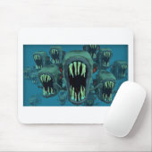 Piranhas Fish Custom Personalize Anniversale Mousepad (Mit Mouse)