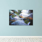 Piranhas-Schule (Pygocentrus nattereri) Leinwanddruck (Insitu (Holzboden))