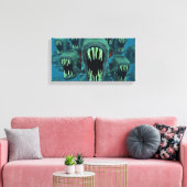 Piranhas-| Zazzle_Growshop. Leinwanddruck (Insitu (Wohnzimmer))