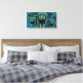 Piranhas-| Zazzle_Growshop. Leinwanddruck (Insitu (Schlafzimmer))