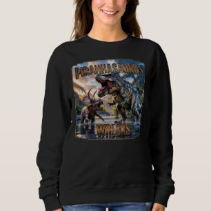 Piranhasaurus Wrecks Fotografisch – Lustig Gruseli Sweatshirt