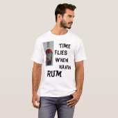 pirat4e, Zeit, Fliegen, wenn, havin, Rum T-Shirt (Vorne ganz)