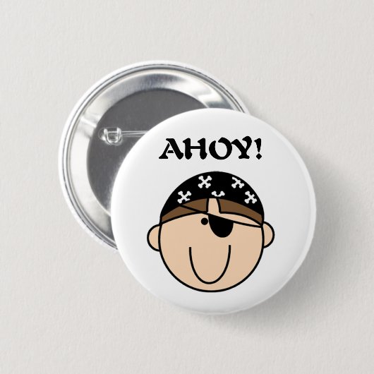 Pirat ahoi button (Vorne & Hinten)