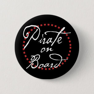 Pirat an Bord Button