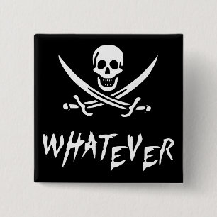 Pirat "apathischen Roger" {Whitebeard} Button