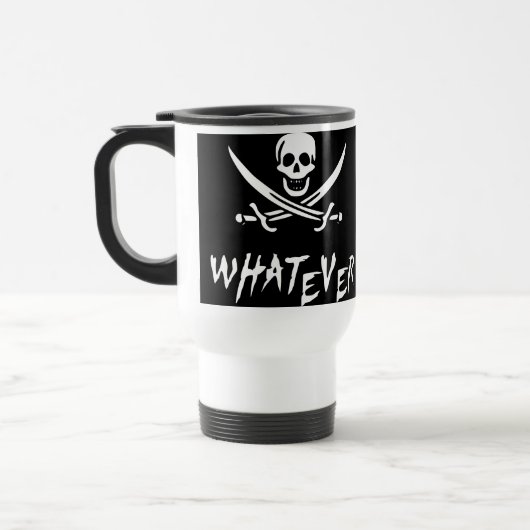 Pirat "apathischen Roger" {Whitebeard} Reisebecher (Links)