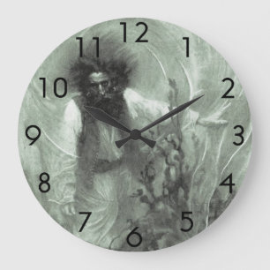 Pirat aus alter Zeit, Captain Goldsack von Howard  Große Wanduhr