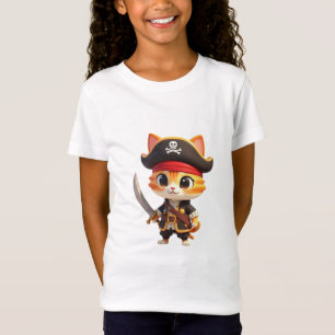 Pirat Baby Katze T-Shirt