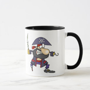 Pirat Buccaneer - addieren Sie einfach Rum-Tasse Tasse