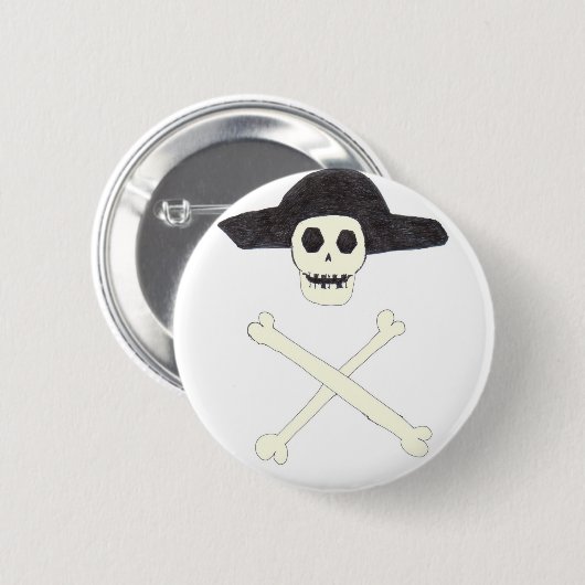 Pirat Button (Vorne & Hinten)