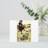 Pirat-Clip-Art-4 Postkarte (Stehend Vorderseite)