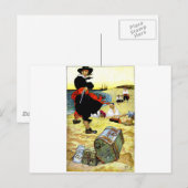 Pirat-Clip-Art-4 Postkarte (Vorne/Hinten)