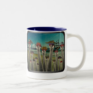 Pirat Cranes_Twilight Strand Zweifarbige Tasse
