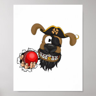 Pirat Cricket Und Se Ll Karibik Kreuzfahrt Lustig Poster