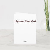 Pirat danken Ihnen Dankeskarte (Rückseite)