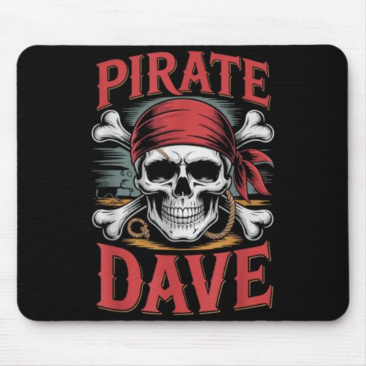 Pirat Dave Mousepad (Vorne)