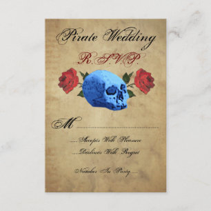 Pirat, der R.S.V.P. Wedding ist RSVP Karte