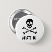 Pirat DJ Button (Vorne & Hinten)