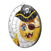 Pirat Emoji Dartscheibe (Vorderseite rechts)