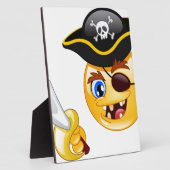 Pirat Emoji Fotoplatte (Seite)