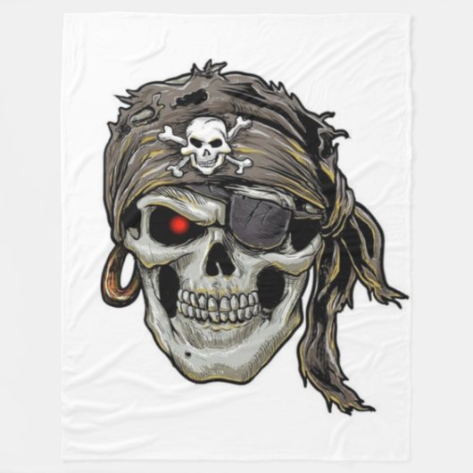 PIRAT FLEECEDECKE (Vorderseite)