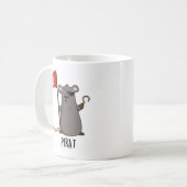 Pirat Funny Pirate Rat Pun Kaffeetasse (Vorderseite Links)