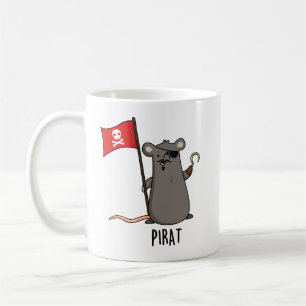 Pirat Funny Pirate Rat Pun Kaffeetasse