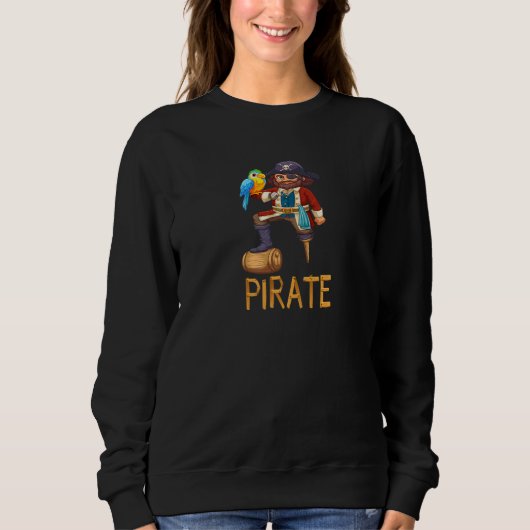 Pirat für Familienfeier Sweatshirt (Vorderseite)