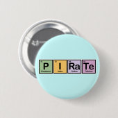 Pirat gemacht von den Elementen Button (Vorne & Hinten)