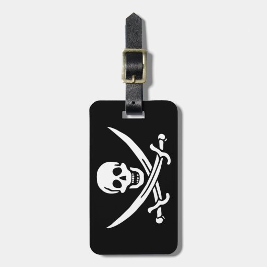 Pirat Gepäckanhänger (Vorderseite vertikal)