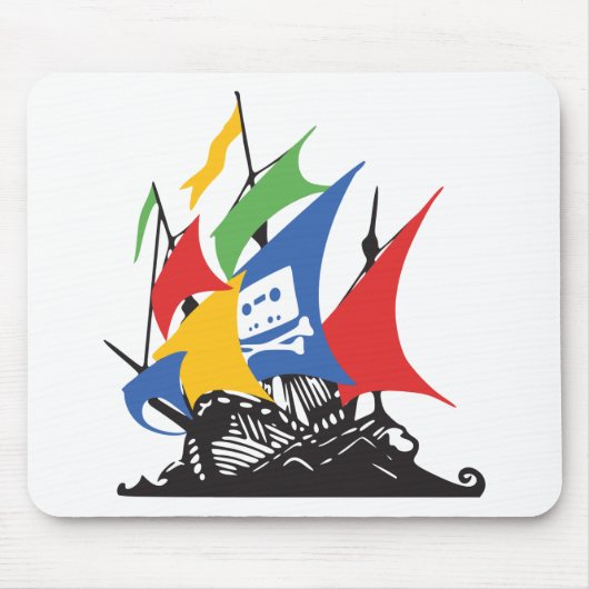 Pirat Google Mousepad (Vorne)