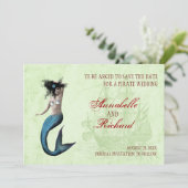 Pirat Hochzeit Termin Karten (Stehend Vorderseite)