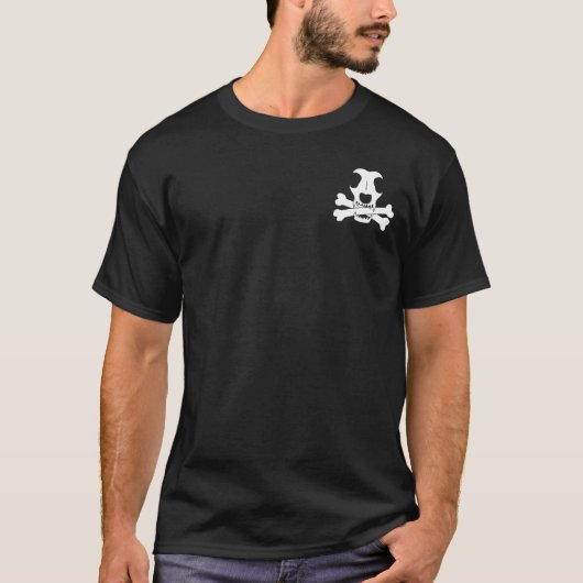 Pirat-Hund-Logo T-Shirt (Vorderseite)