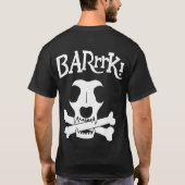 Pirat-Hund-Logo T-Shirt (Rückseite)