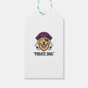 Pirat-Hund Vintage-Gravur-Shirt-Design_1 Geschenkanhänger