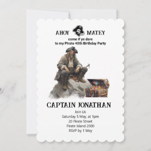 Pirat Jolly Roger Einladung