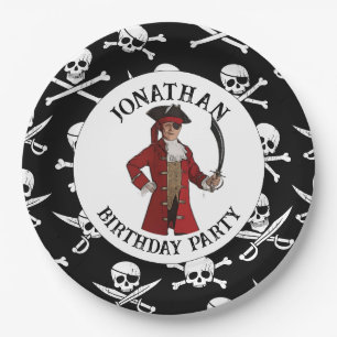 Pirat JUNGE Papier Teller