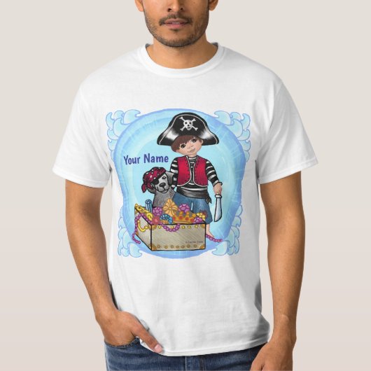 Pirat Jungen T-Shirt (Vorderseite)