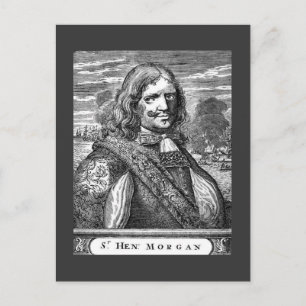 Pirat Kapitän Morgan Postkarte