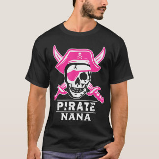 Pirat Kapitän Nana Piraten-Oma Halloween T-Shirt