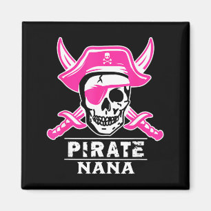 Pirat Kapitän Nana Piratin Nana Lustige Oma Magnet