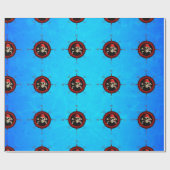 Pirat-Kompassrose Geschenkpapier (Flach)
