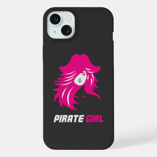 Pirat Mädchen Baddie Ästhetik iPhone Hülle (Rückseite)