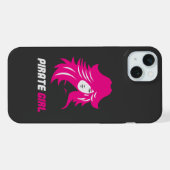 Pirat Mädchen Baddie Ästhetik iPhone Hülle (Rückseite (Horizontal))