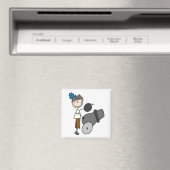 Pirat mit Cannon Magnet (In Situ (Geschirrspüler))