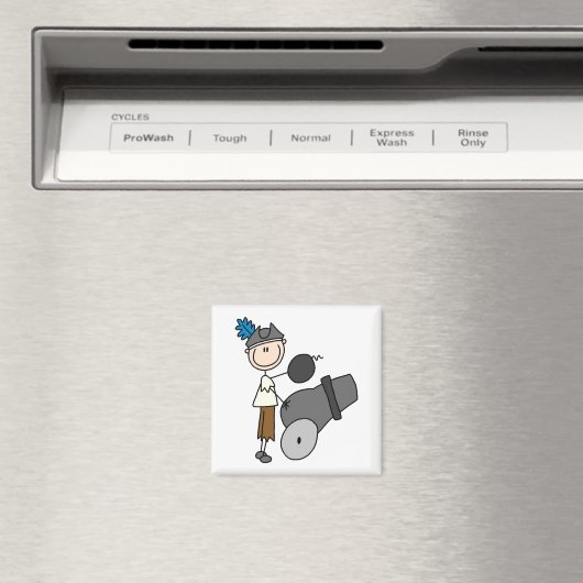 Pirat mit Cannon Magnet (In Situ (Geschirrspüler))