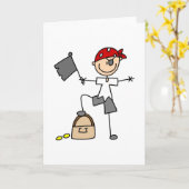 Pirat mit Schatz-Karte Karte (Gelbe Blume)